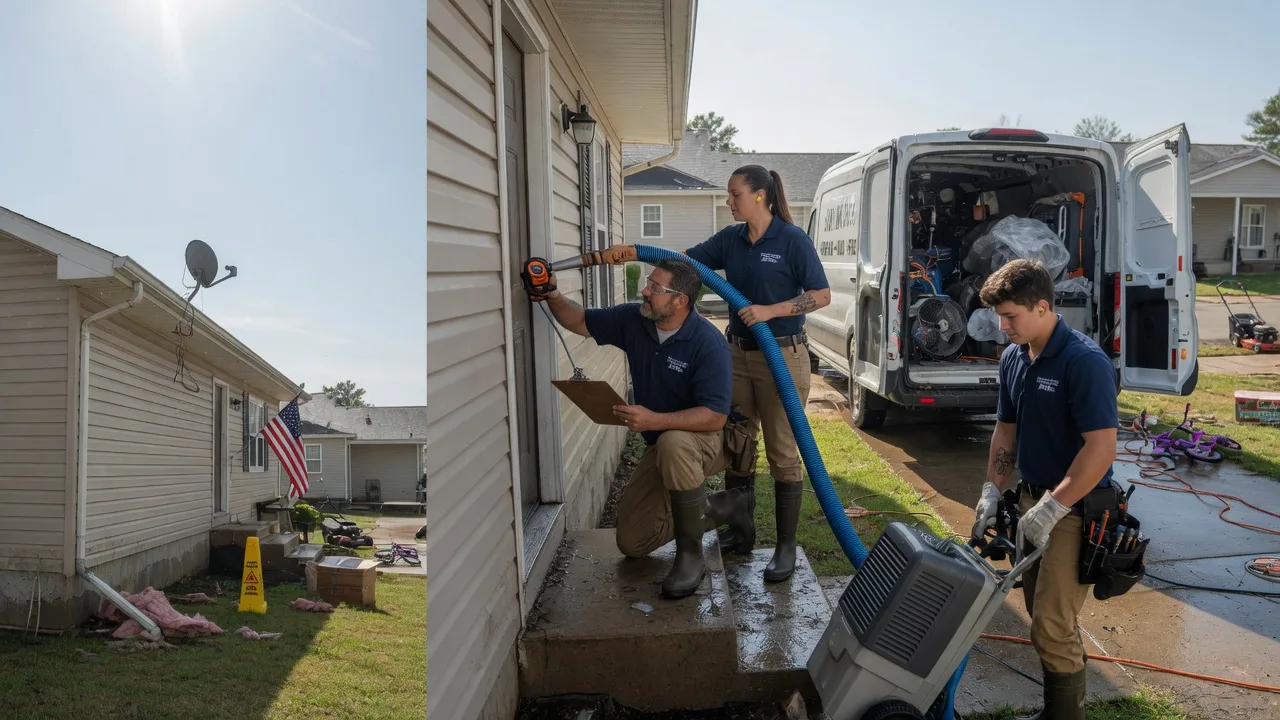 Ceiling Water Damage Restoration in Le Roy, MN near me